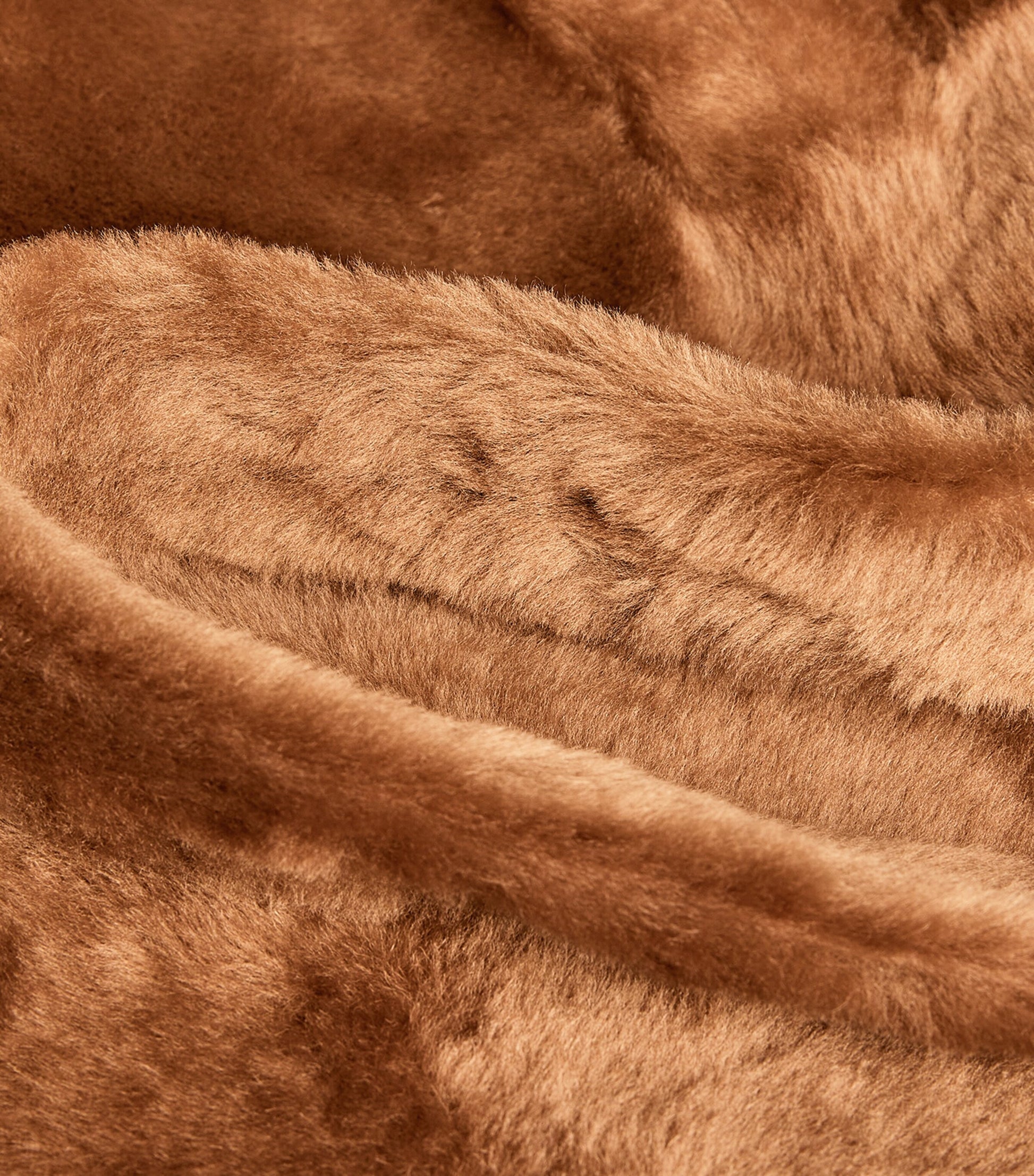 Yves Salomon Beige Lamb Fur Reversible Wrap Coat