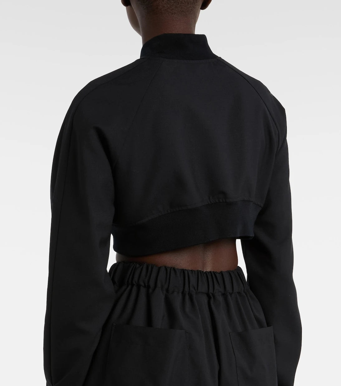 Noir Kei Ninomiya - Kısa kesim yün bluz