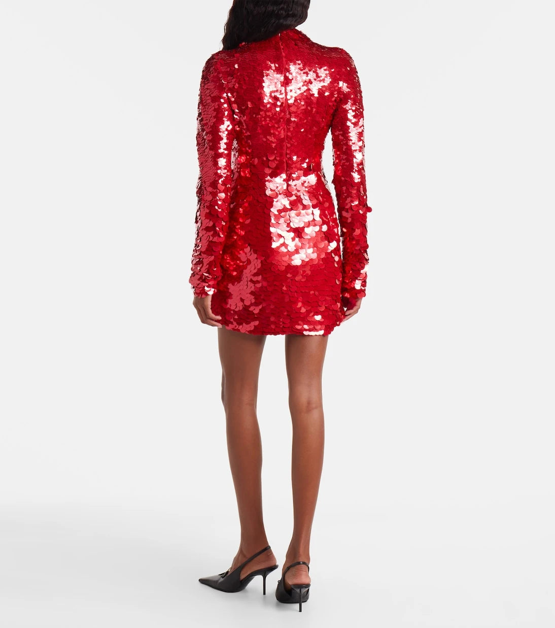 Sportmax - Terfrite sequined jersey minidress