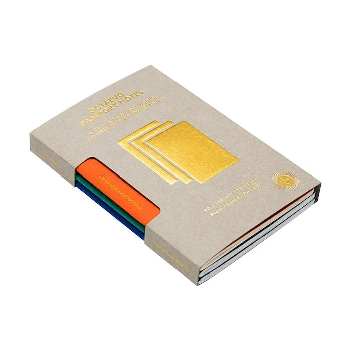 Комплект тетрадки Octaevo Philosophy Passport Notes Box (3 броя)