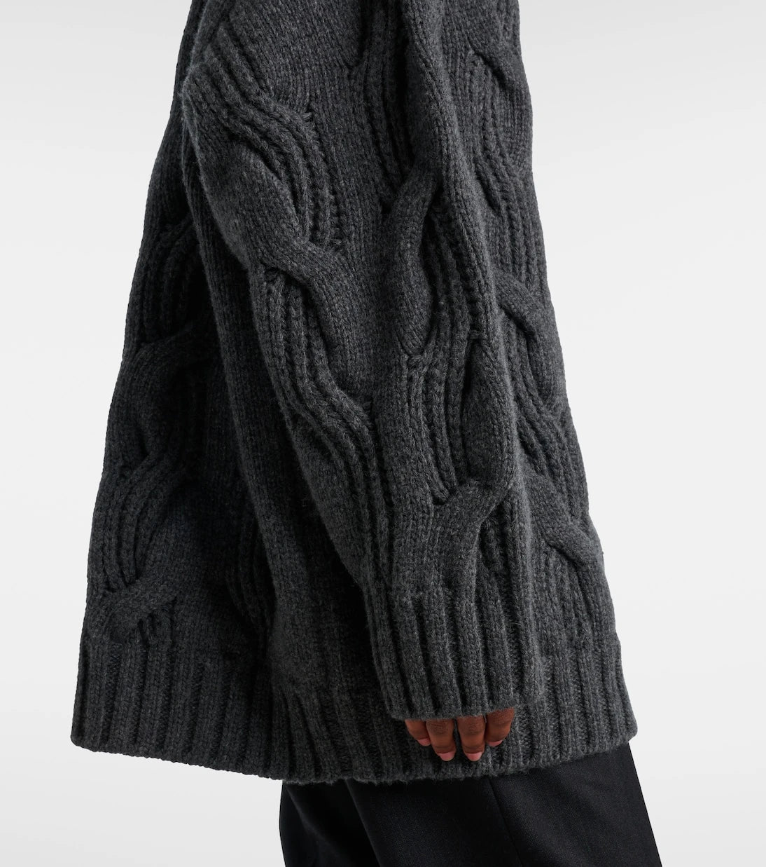 Bottega Veneta - Saç Örgülü Yün Kazak