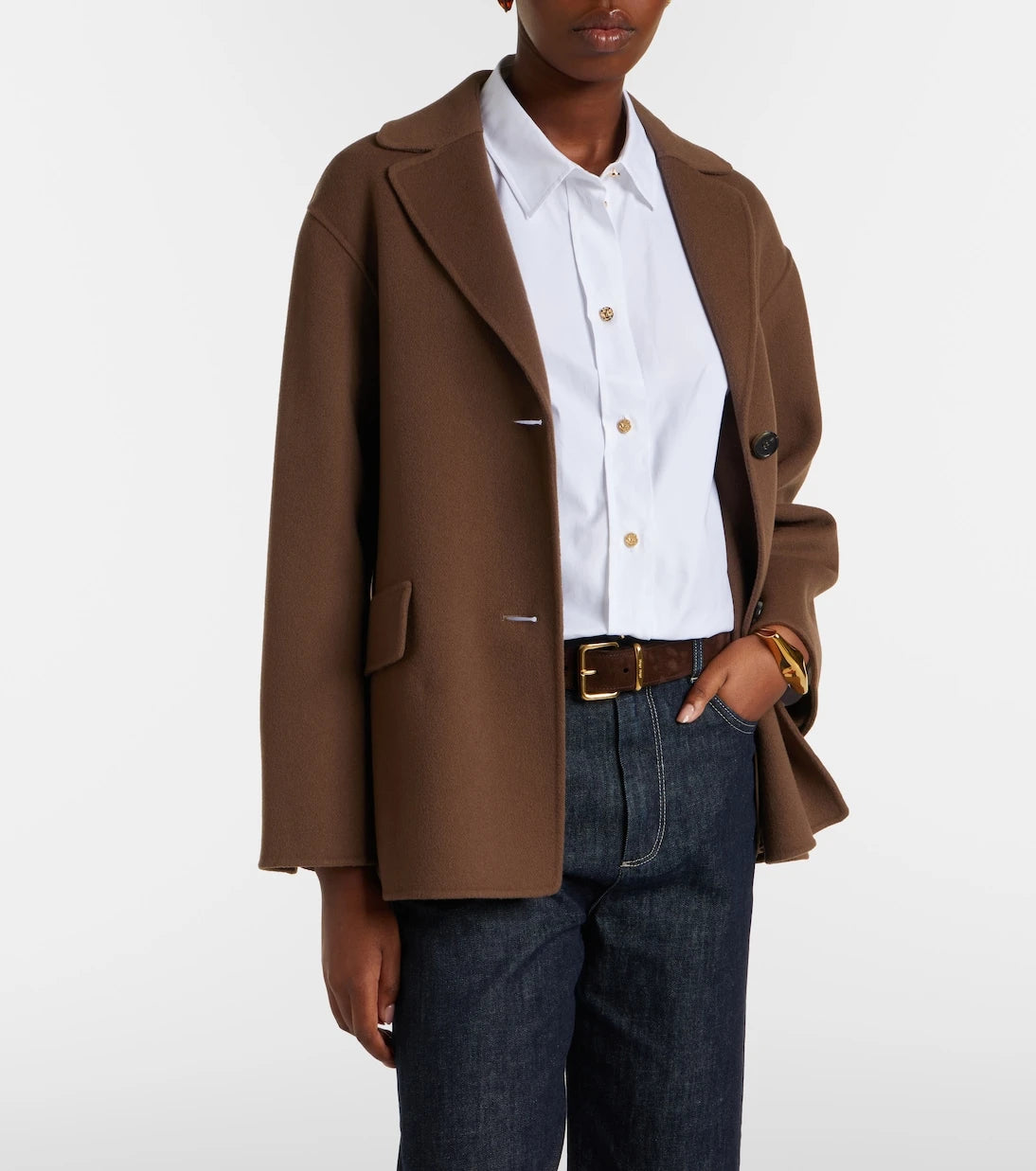 'S Max Mara - Cotton poplin Oxford shirt
