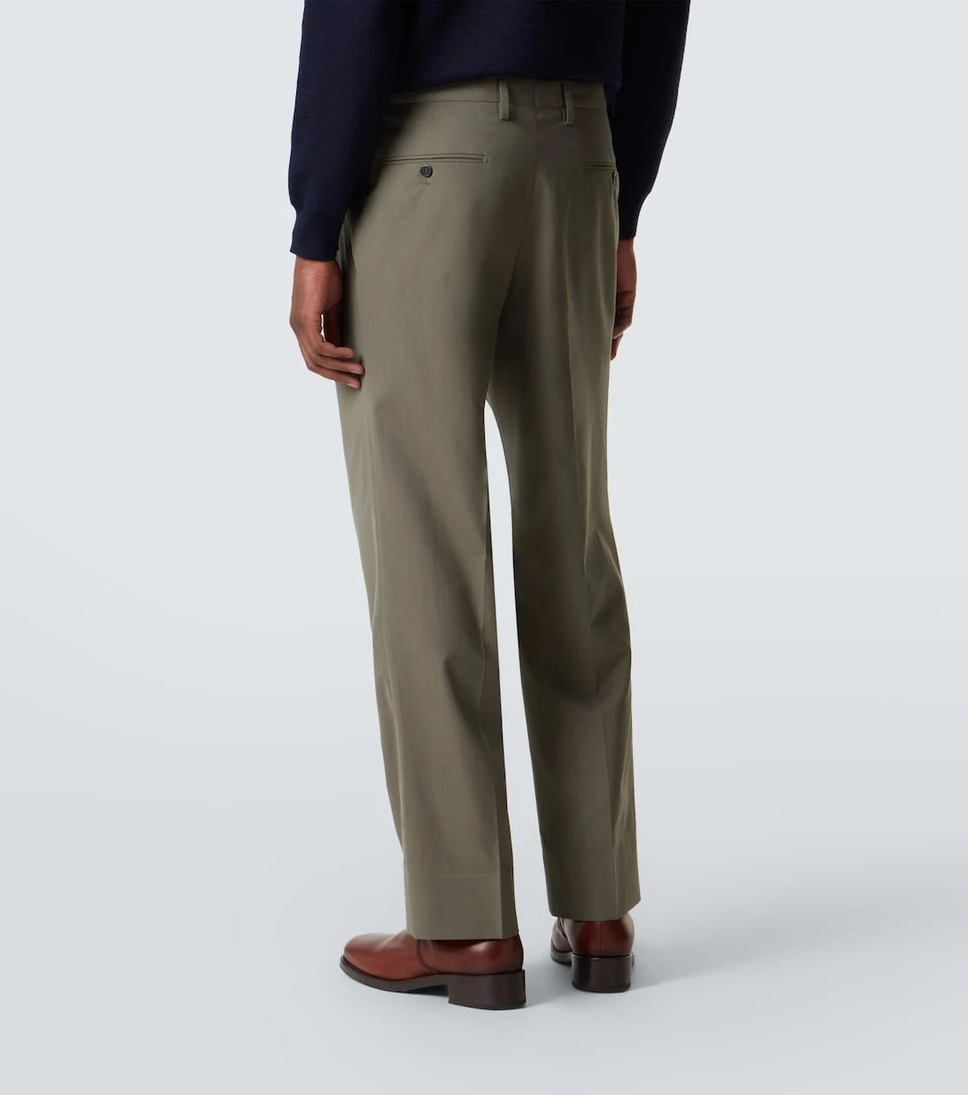 Prada - Wool and cotton straight pants