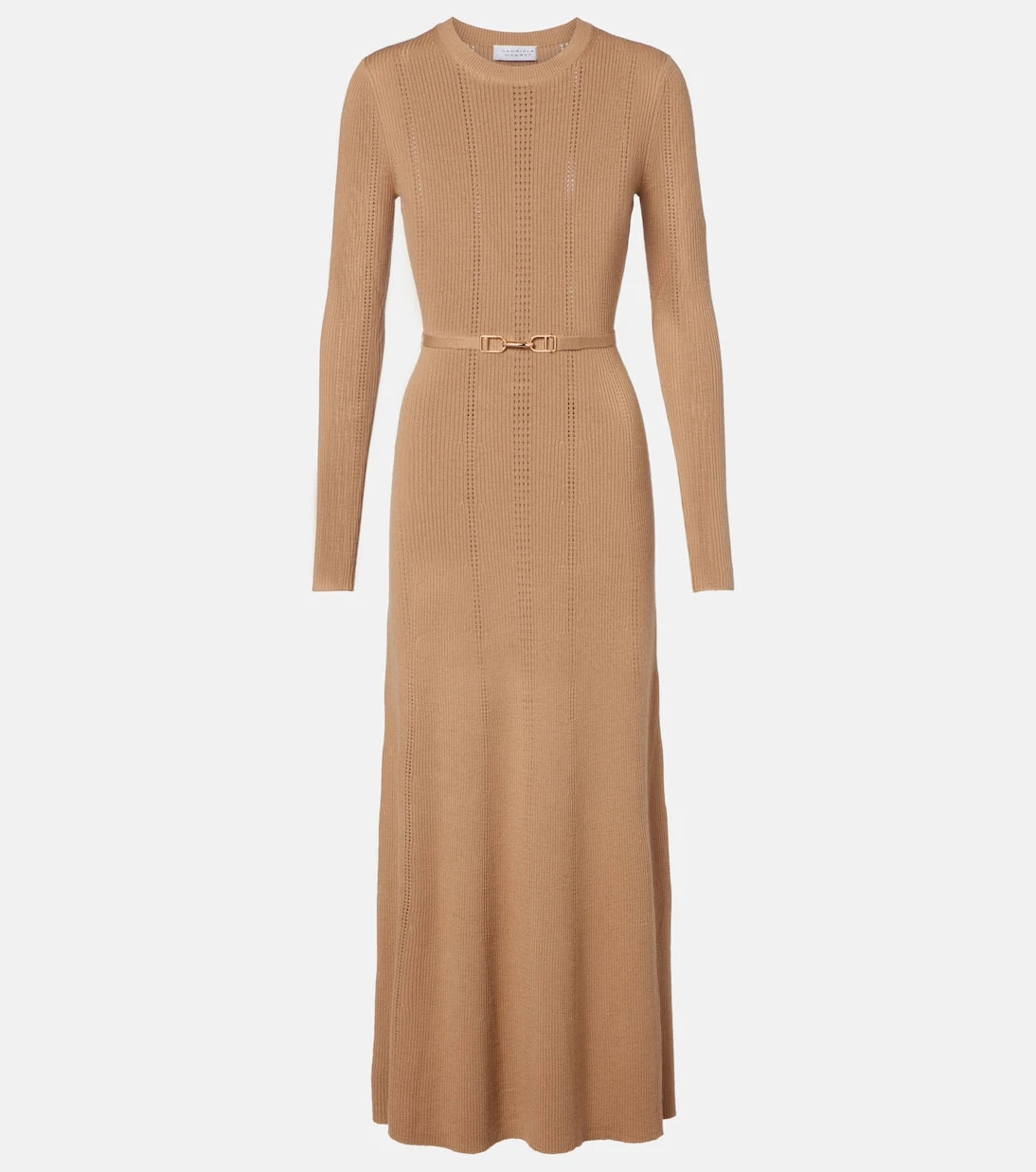 Gabriela Hearst - Imagene belted wool midi dress