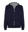 Terry Cotton-Cashmere-Silk Zip-Up Hoodie
