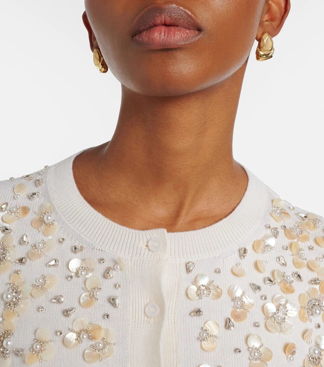 Oscar de la Renta - Gold-plated earrings