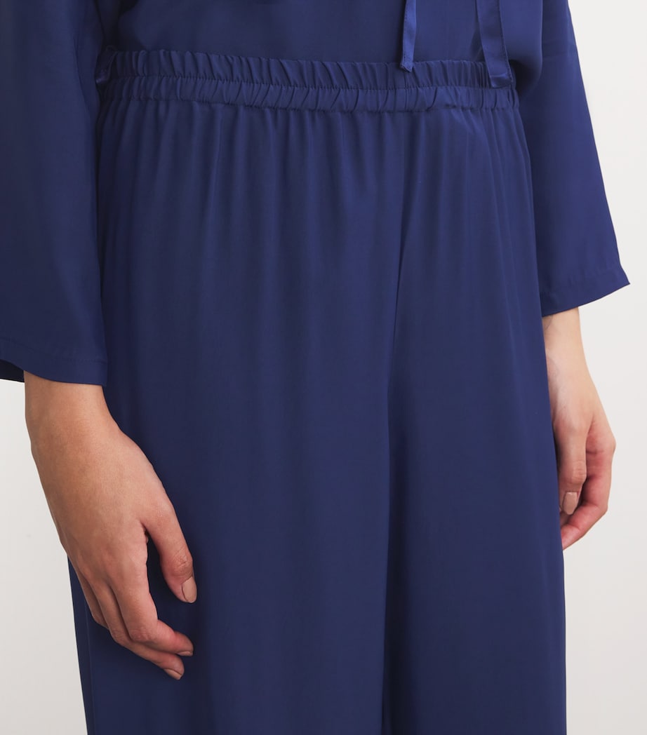 The Bow Pyjama Set Navy