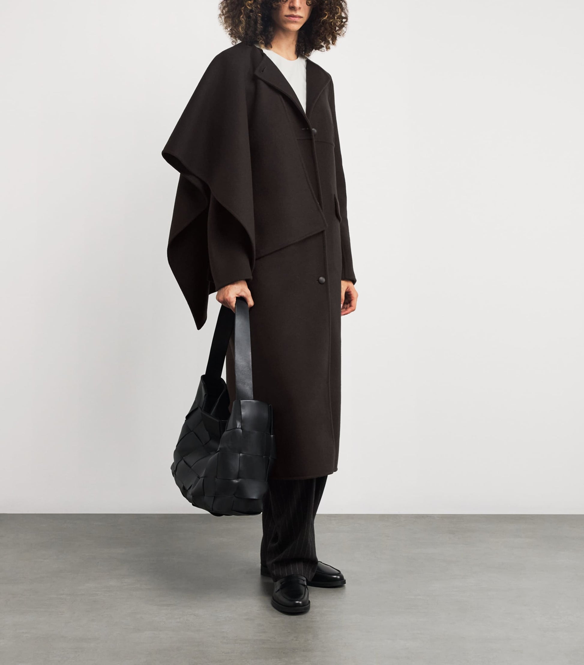 Liberowe Brown Cashmere-Wool Kipling Coat