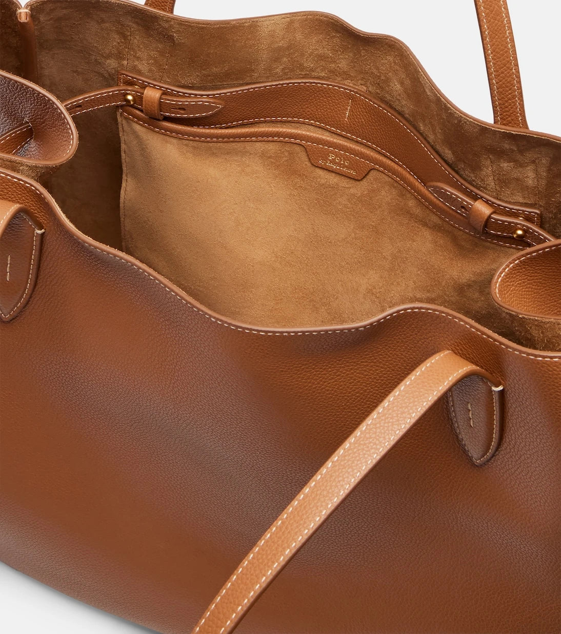 Polo Ralph Lauren - Polo ID Large leather tote bag