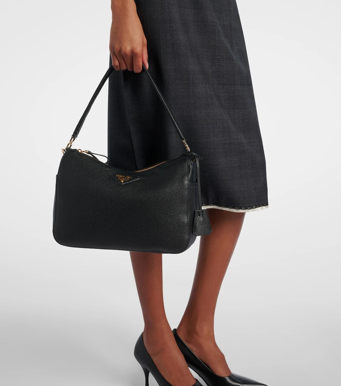 Prada - Medium leather shoulder bag