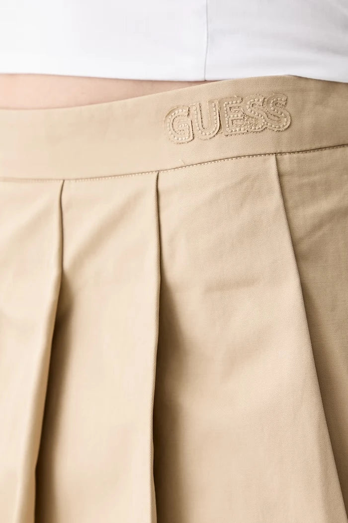 Guess Pamuklu Pliseli Etek JULIANE