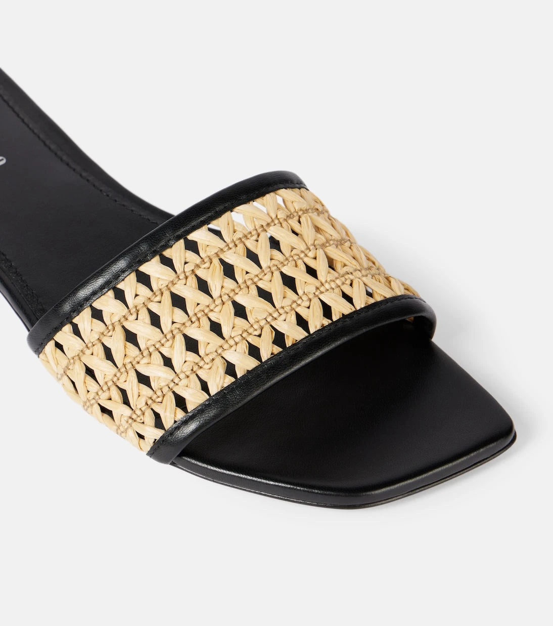 Paris Texas - Ava 50 leather-trimmed mules
