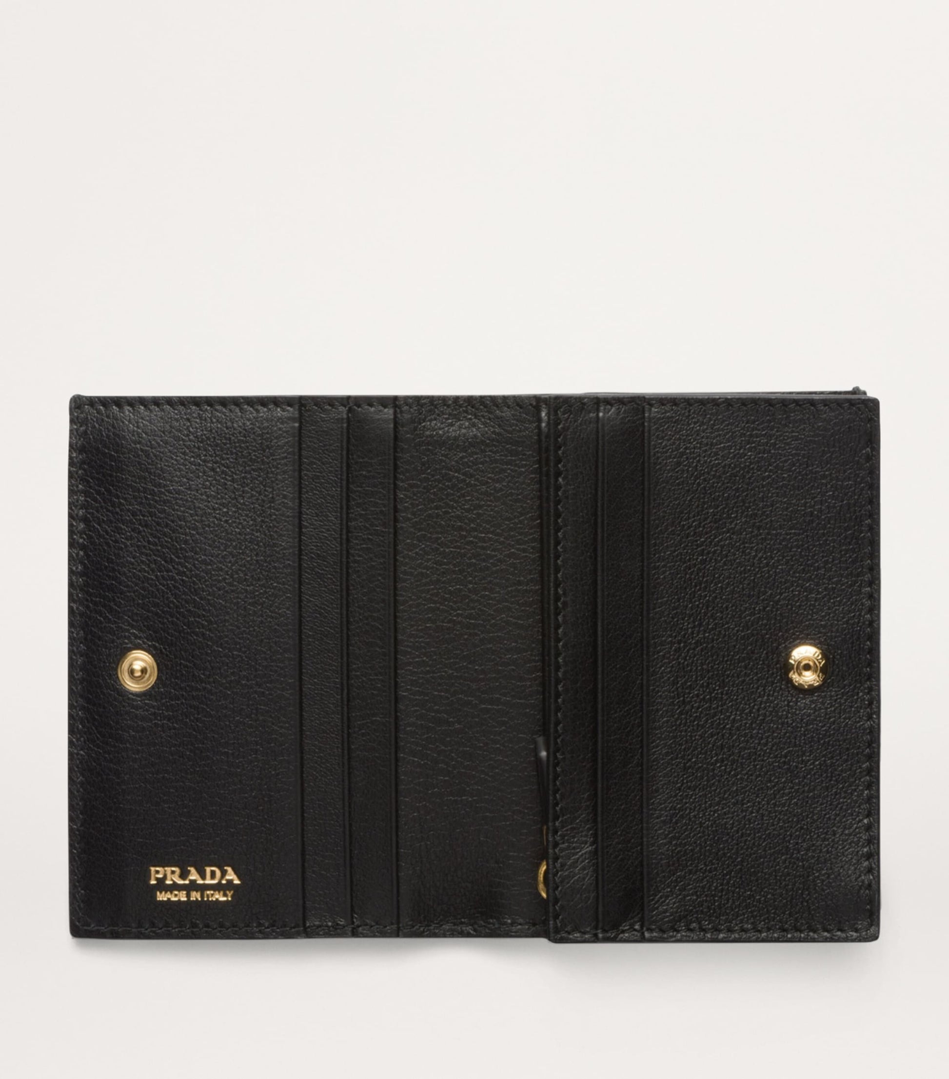 Prada Black Small Leather Wallet