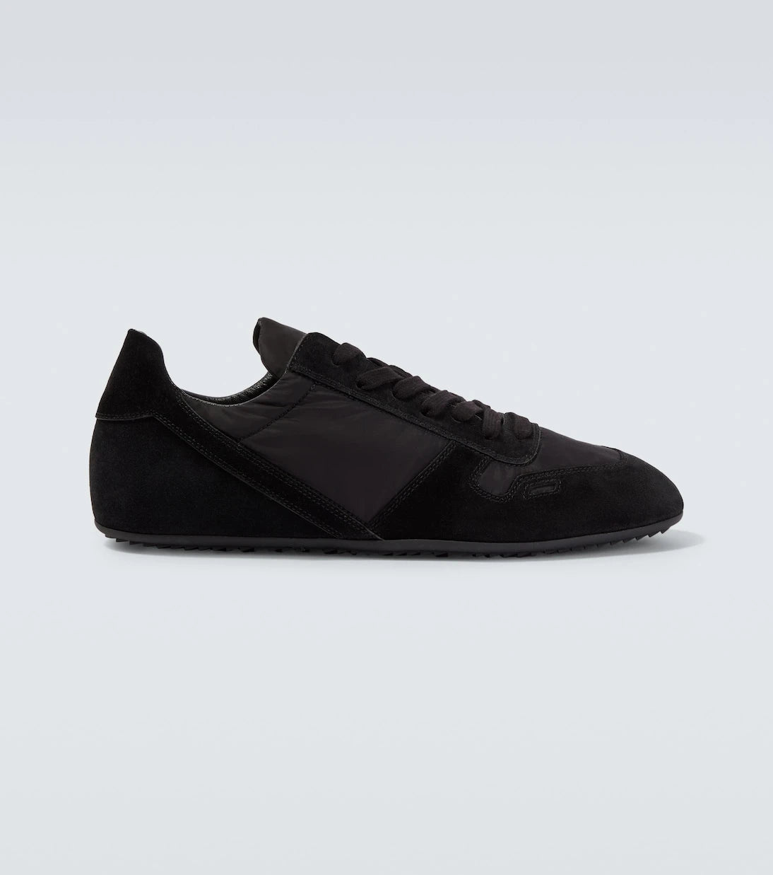 Rick Owens - Minimal Sneaks suede-trimmed sneakers
