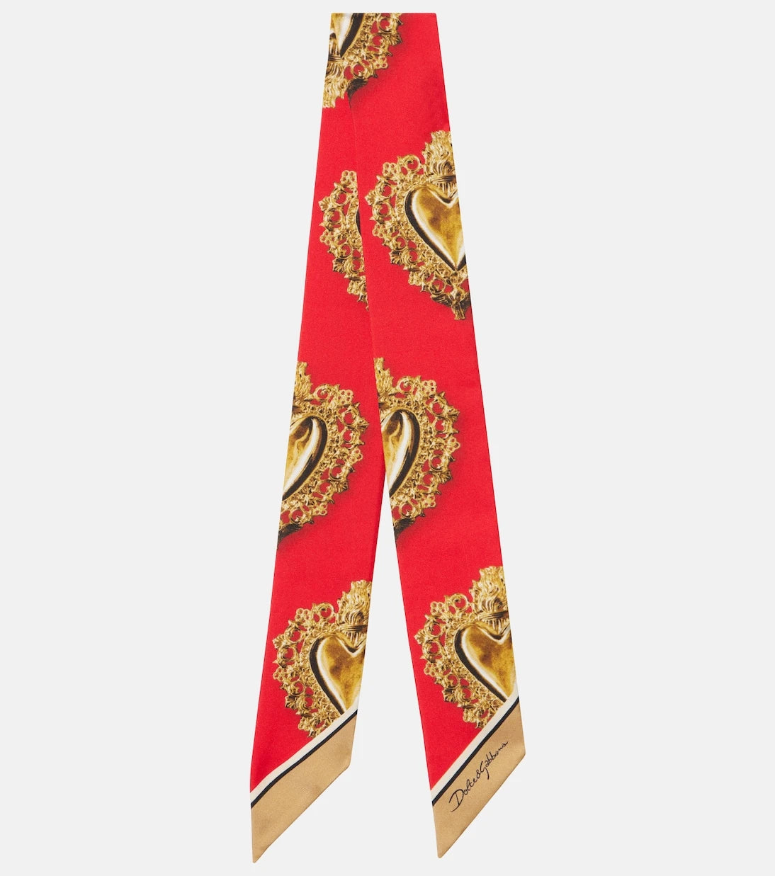 Dolce&Gabbana - Printed silk twill scarf