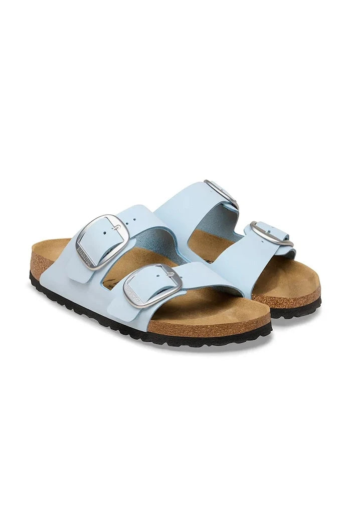 Birkenstock чехли дамски от кожа Arizona Big Buckle