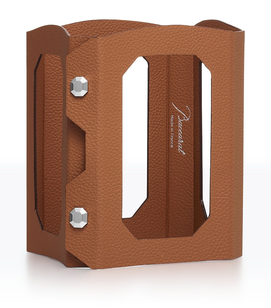 Leather Octogone Decanter Case