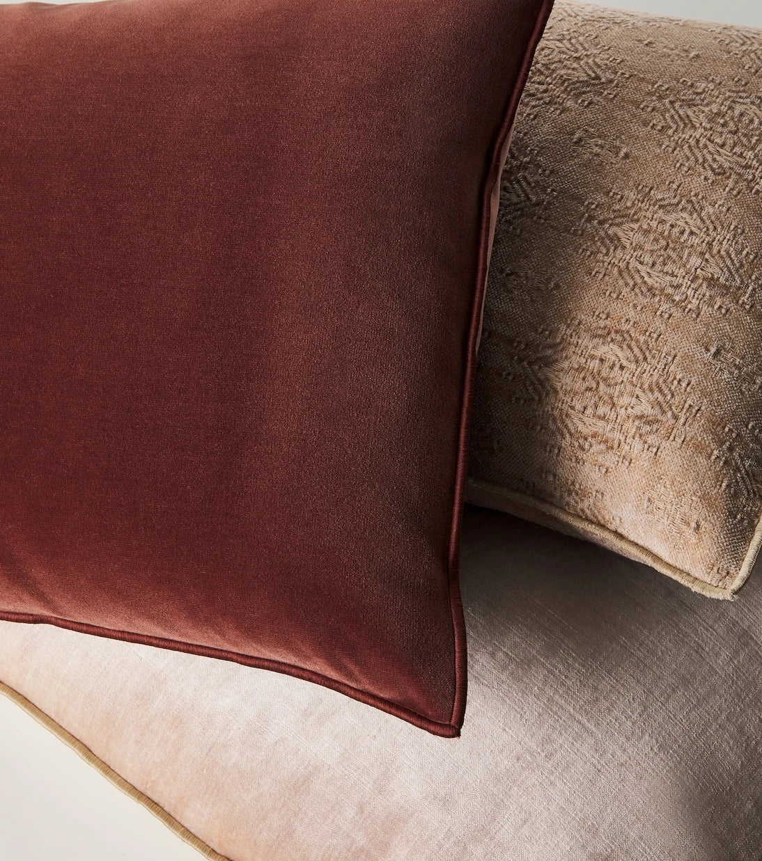 Maison de Vacances - Cotton velour cushion