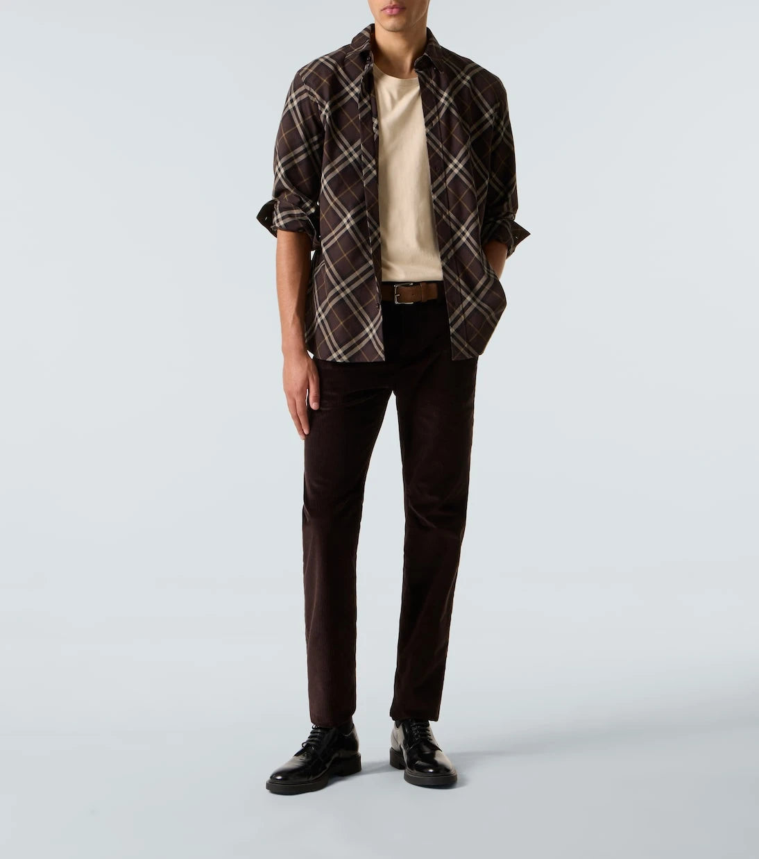 Burberry - Cotton corduroy slim pants