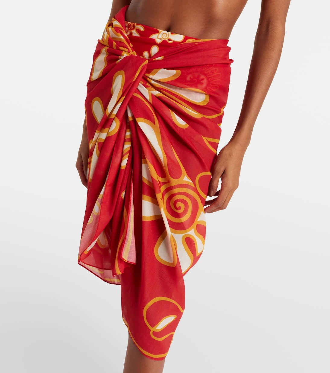 Cala de la Cruz - Luana printed beach cover-up