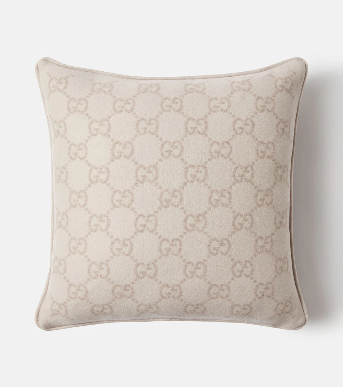 Gucci - GG jacquard wool and cashmere cushion