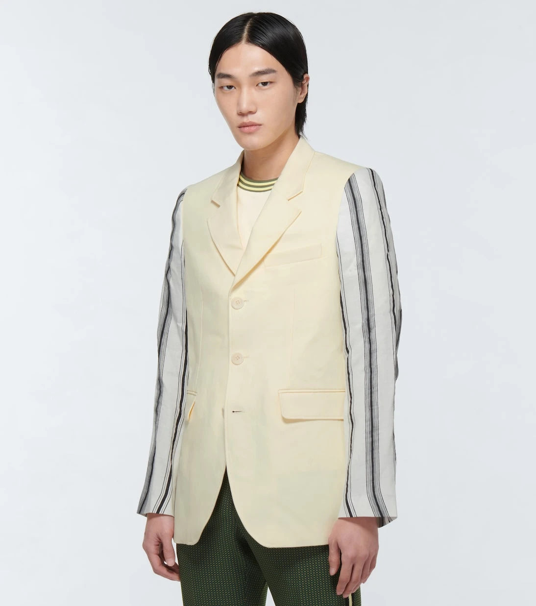 Wales Bonner - Malick cotton and linen blazer