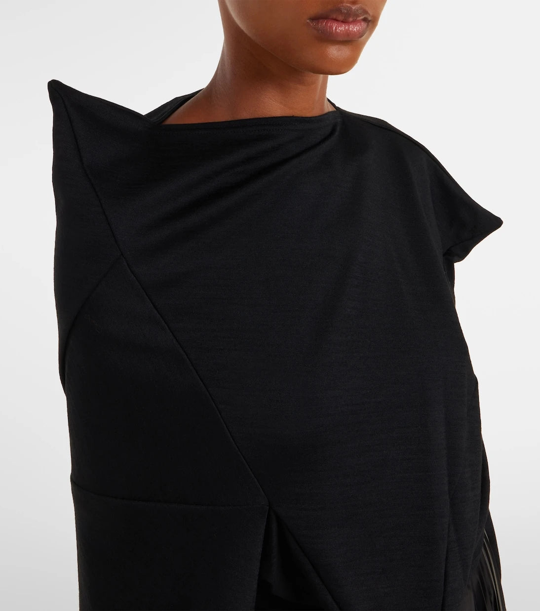 Junya Watanabe - Wool-blend crop top