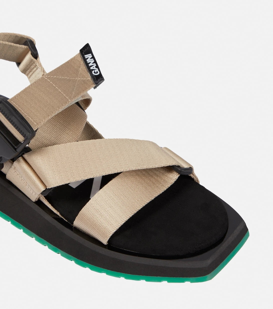 Ganni - صنادل Performance Webbing