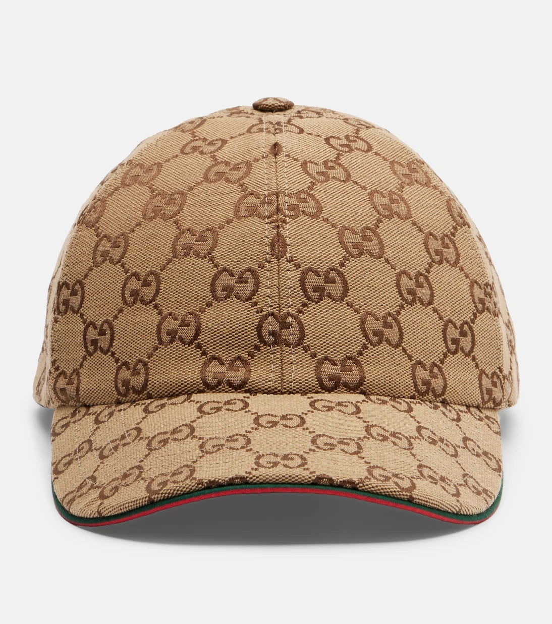 Gucci - قبعة بيسبول GG Supreme Canvas من مزيج القطن
