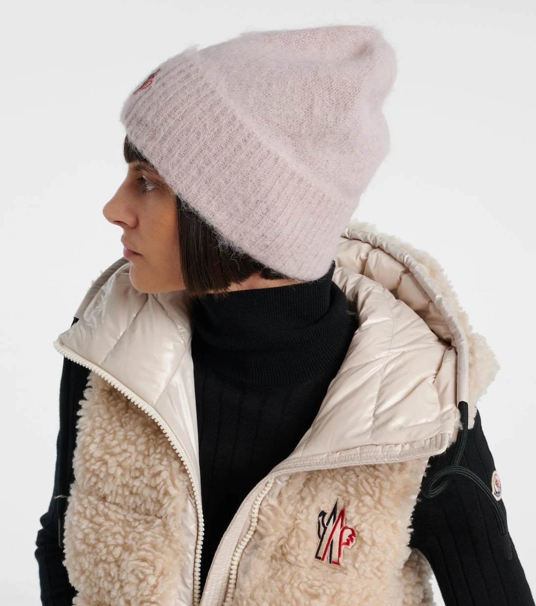 Moncler - Logo alpaca wool-blend beanie