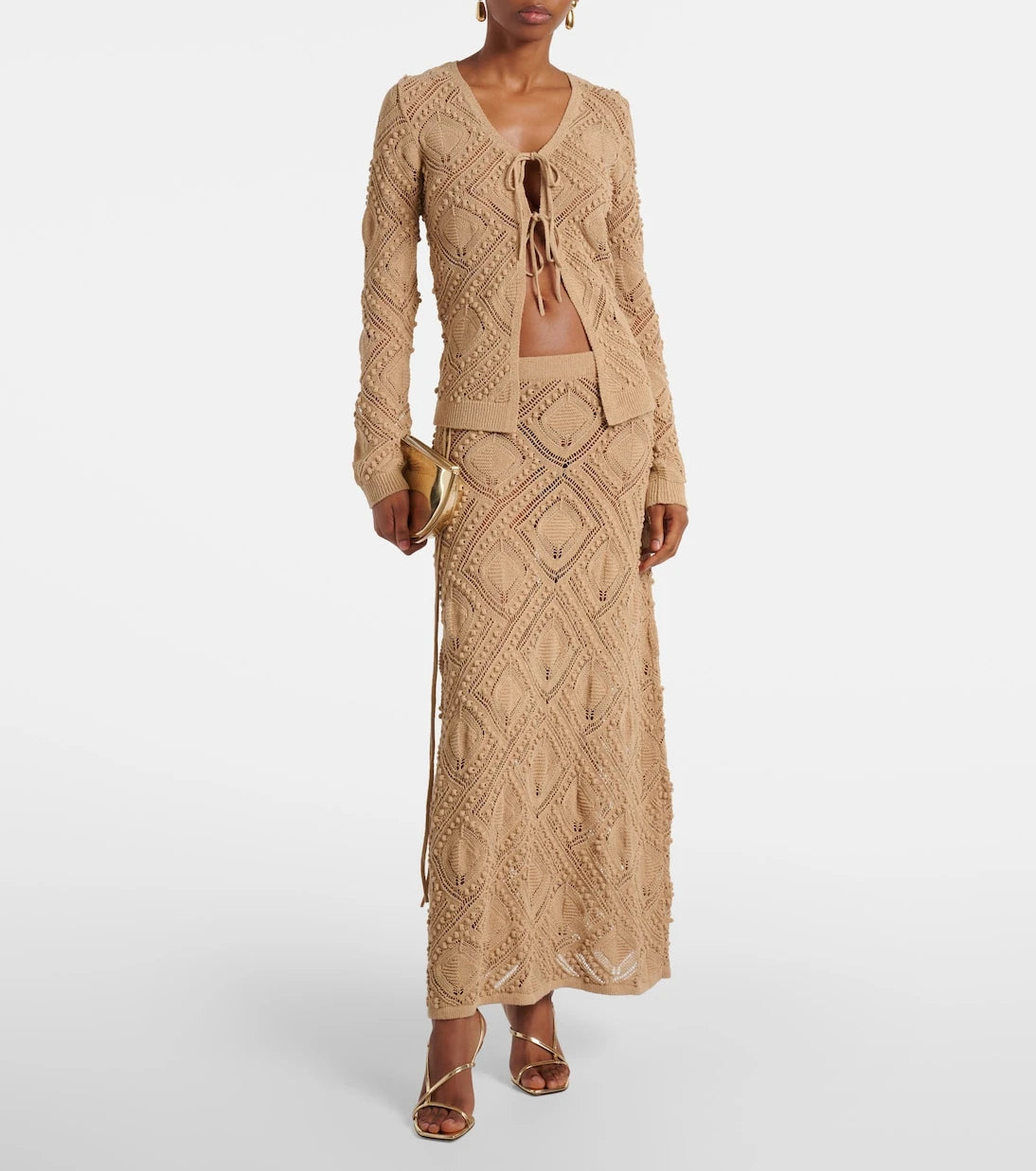 Xu Zhi - Crochet lace cardigan