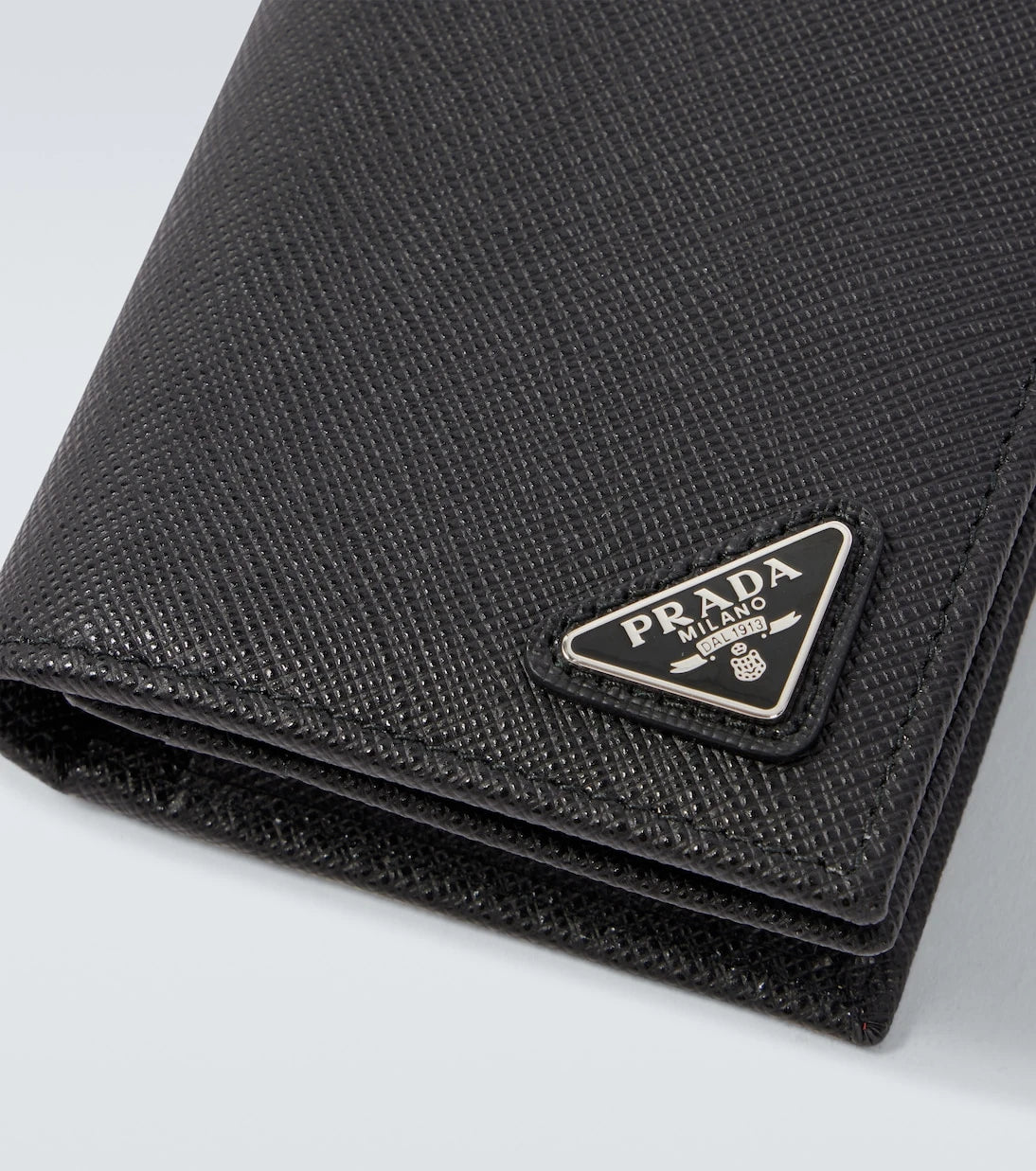 Prada - Logo Saffiano leather card case
