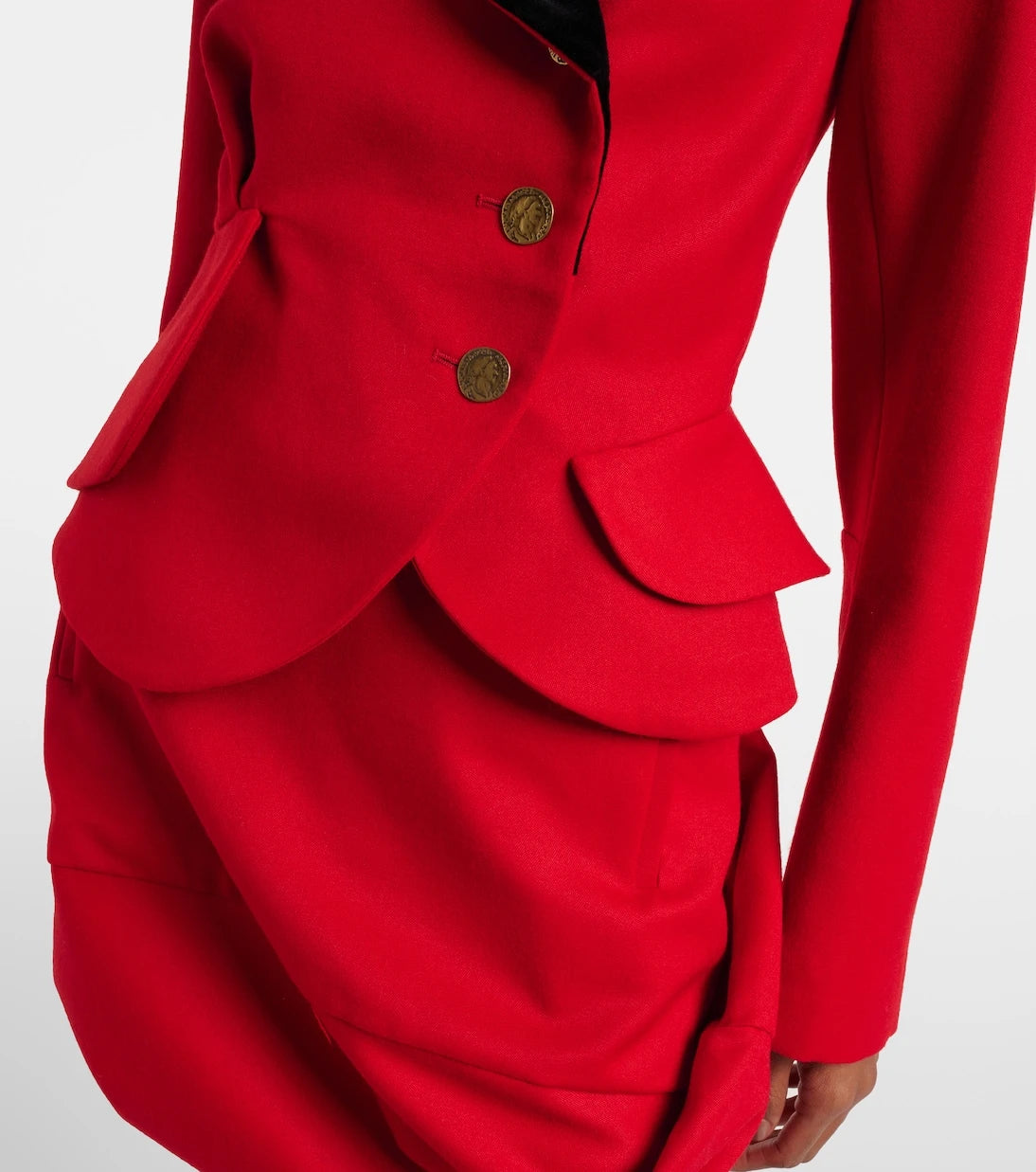 Vivienne Westwood - Stormy asymmetric virgin wool jacket