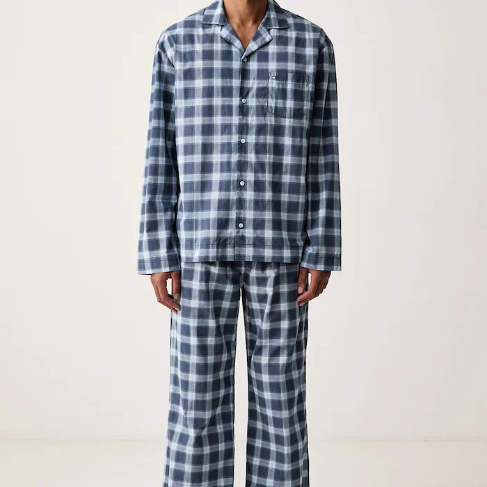 Pamuktan İki Parçalı Erkek Pijama