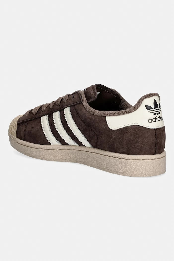 Маратонки от набук adidas Originals Superstar II