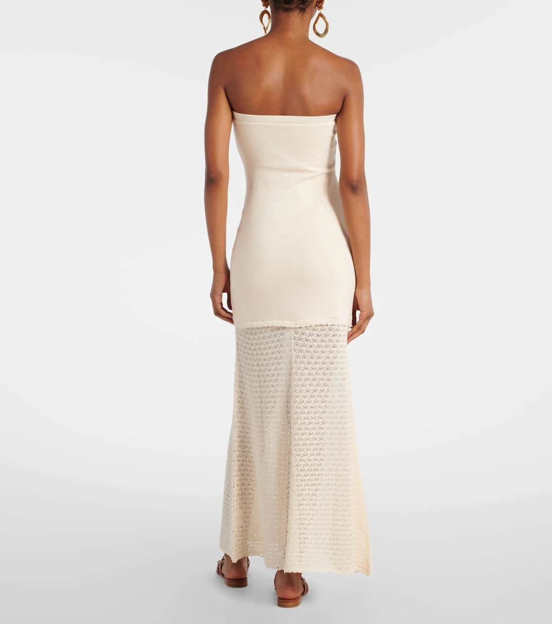 Posse - Romy crochet-trimmed maxi dress