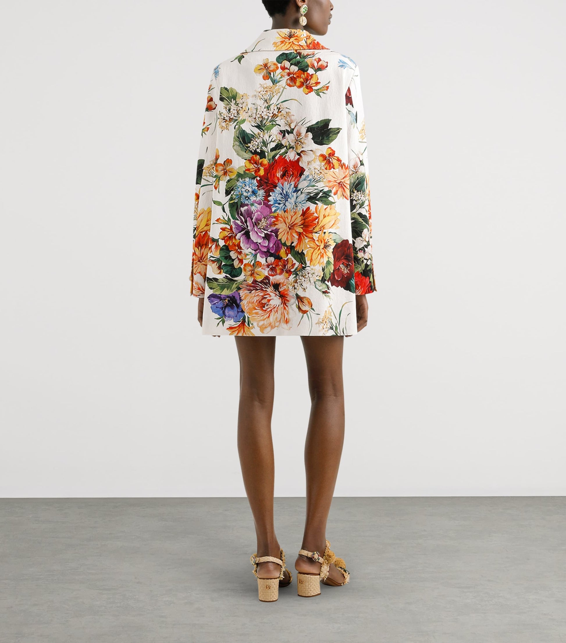 Floral Print Shirt Dress