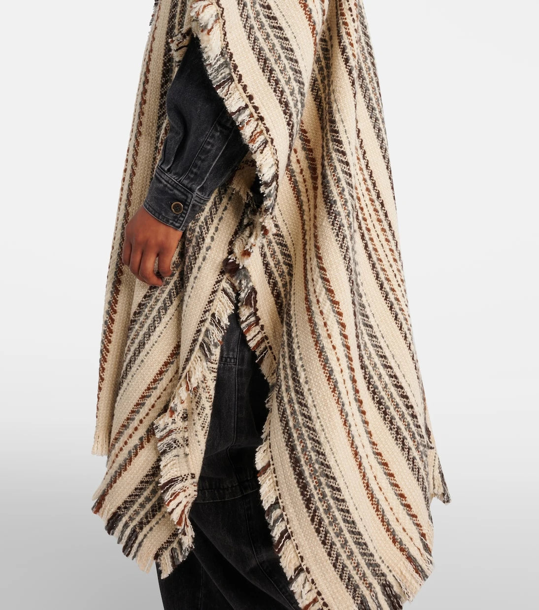 Marant Etoile - Iseline striped poncho