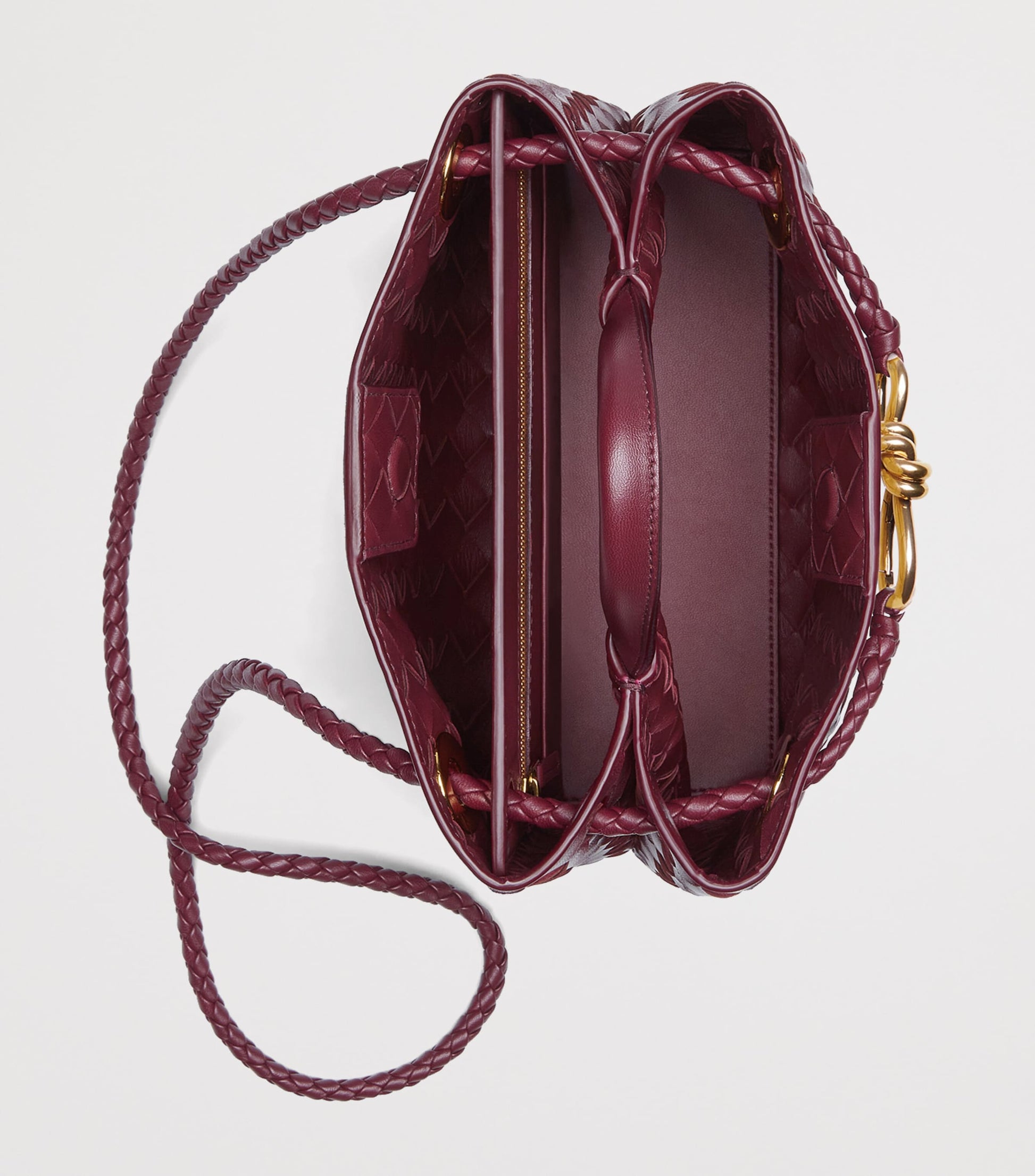 Small Leather Andiamo Top-Handle Bag