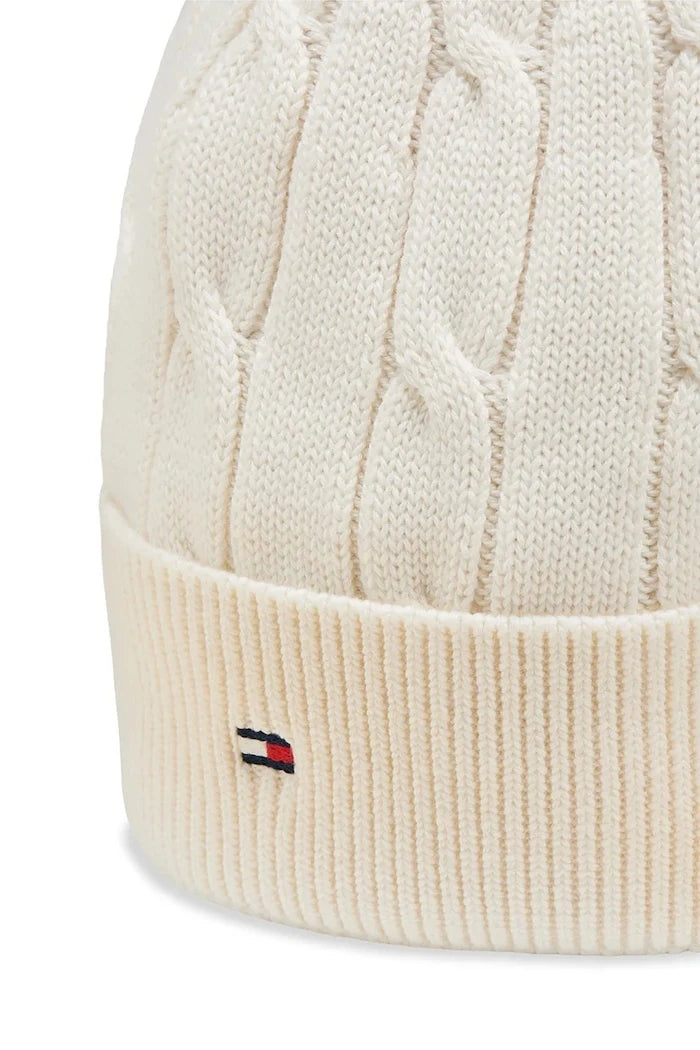 Tommy Hilfiger çocuk pamuk beanie şapka