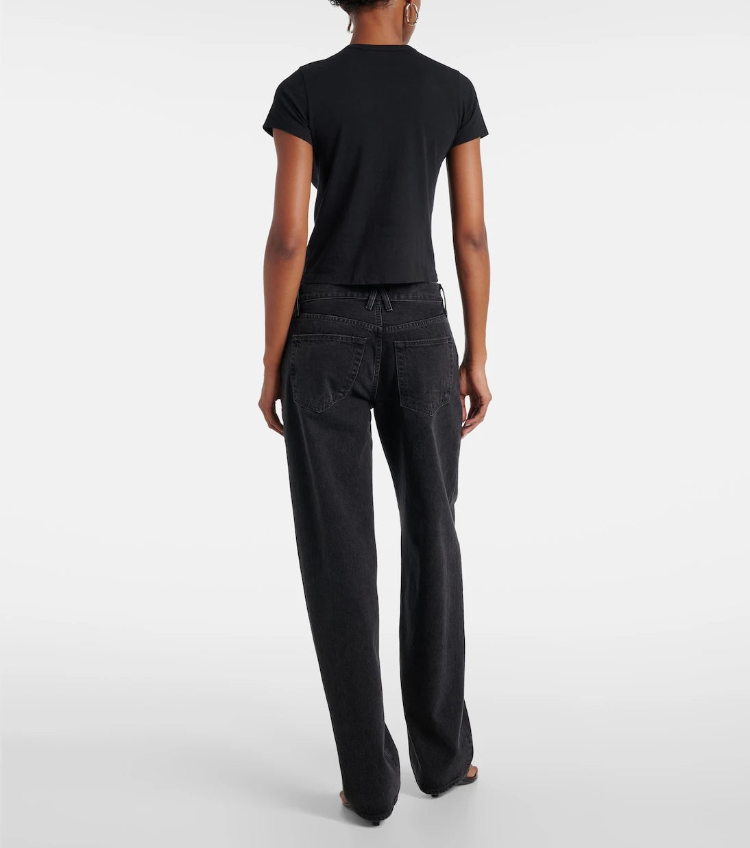 Slvrlake - Tess Long high-rise barrel-leg jeans