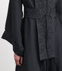 Black x Harrods Linen Embroidered Kimono