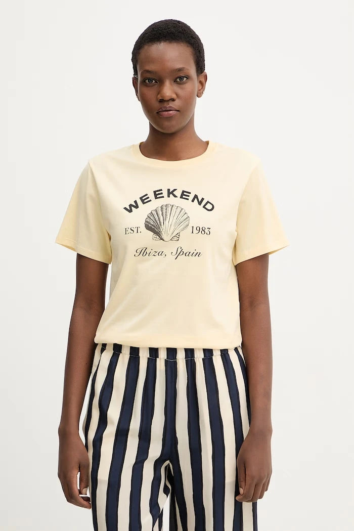 Памучна тениска Weekend Max Mara BORA