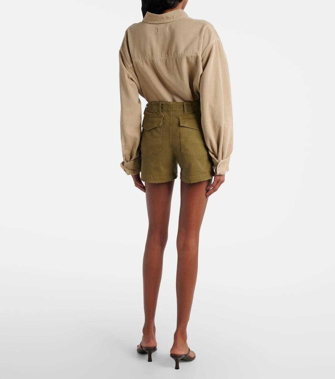 Nili Lotan - Cotton twill shorts