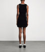 Velvet Knit Mini Dress BLACK