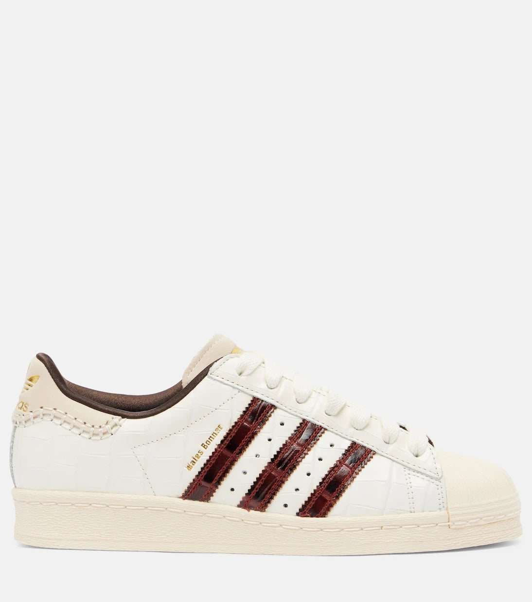 Adidas - x Wales Bonner Superstar croc-effect leather sneakers