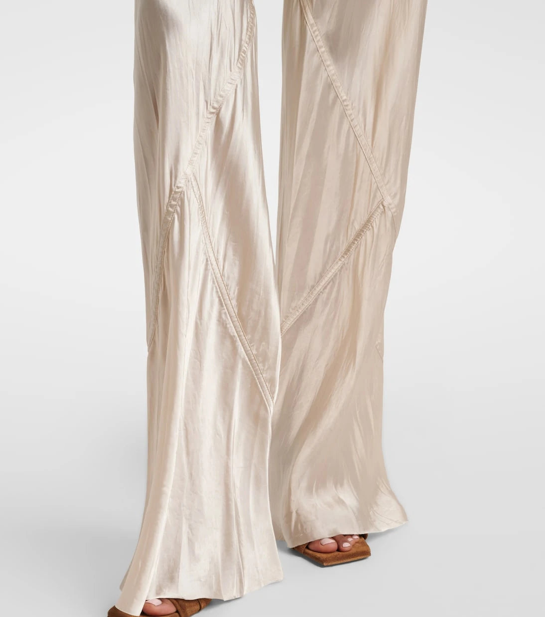 Rick Owens - Satin flared pants
