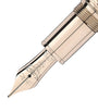 Gold-Plated Meisterstück Geometry Solitaire LeGrand Fountain Pen