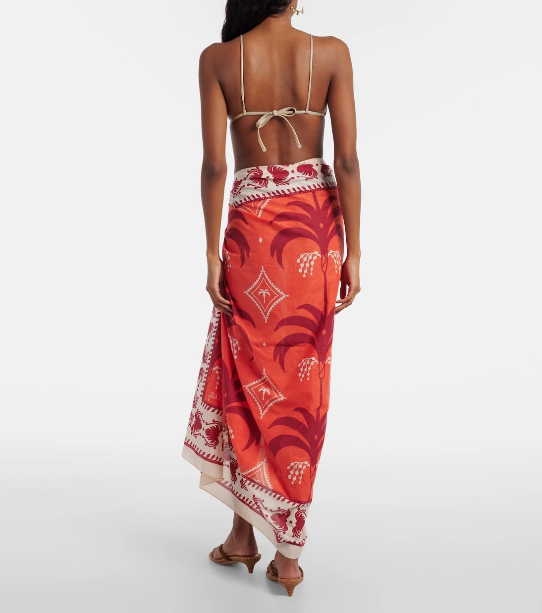 Johanna Ortiz - Printed cotton beach cover-up