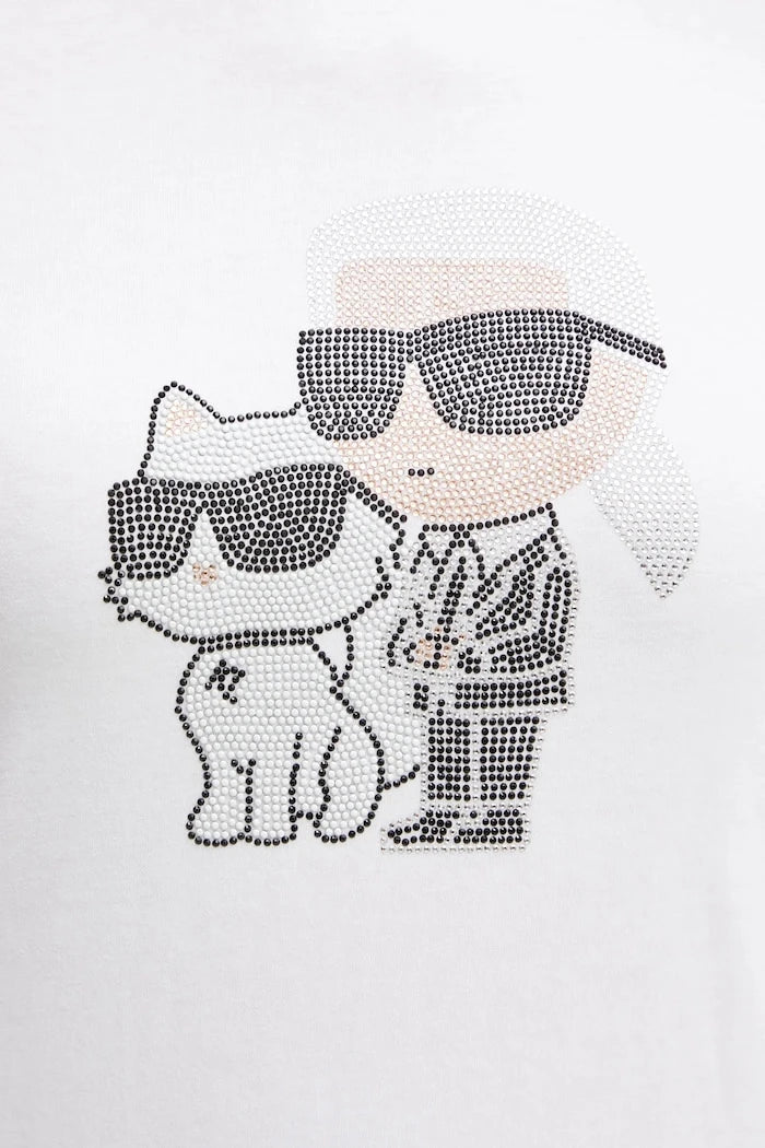 Памучна тениска Karl Lagerfeld IKON RS